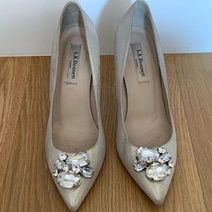 **White LK BENNETT Shoes ** High Heels ** Size 38